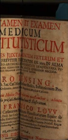 Tentamen et examen medicum