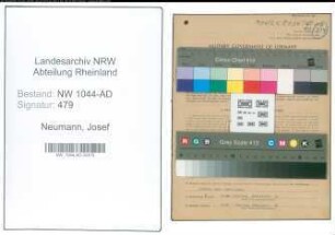 Entnazifizierung Josef Neumann , geb. 01.02.1900 ()