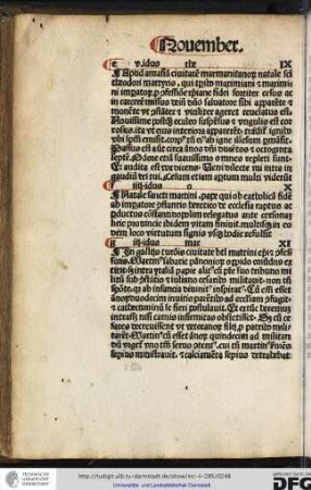 v. idus [Novembris]