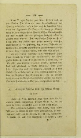 52. Königin Maria und Johanna Gray