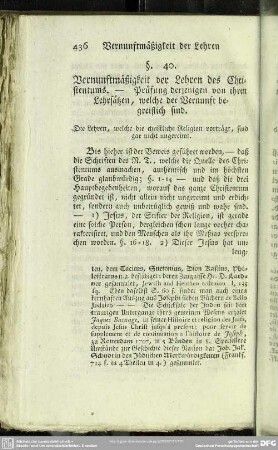 Vernunftmäßigkeit der christlichen Religion