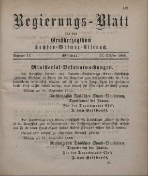 Nr. 17 : 27. Oktober 1866