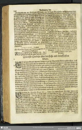 Auslegung des sechs und dreissigsten Psalms
