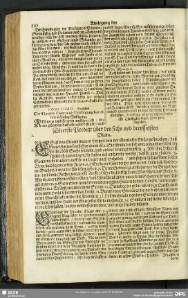 Auslegung des sechs und dreissigsten Psalms