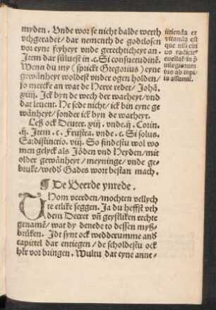 De Veerde ynrede.