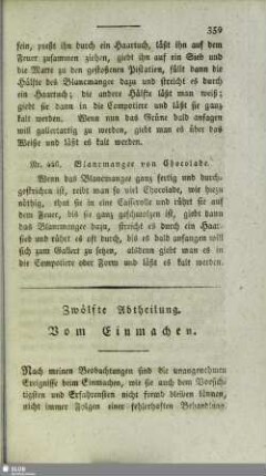 Zwölfte Abtheilung. Vom Einmachen
