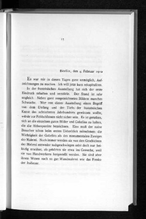 Berlin, den 4. Februar 1910