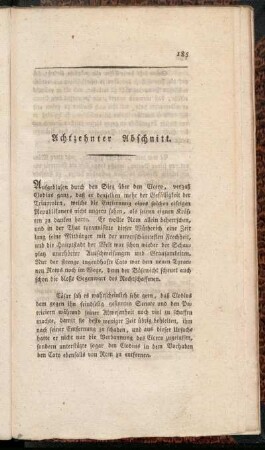 Achtzehnter Abschnitt