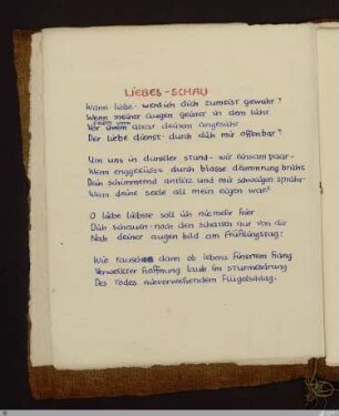 Liebes-Schau : [SW XV: h1]; [SW XV, S. 12/129]