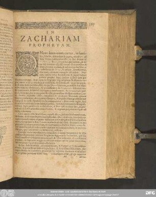 [Explicationes in librum Zachariae]