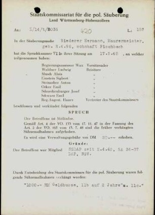 Riederer, Hermann