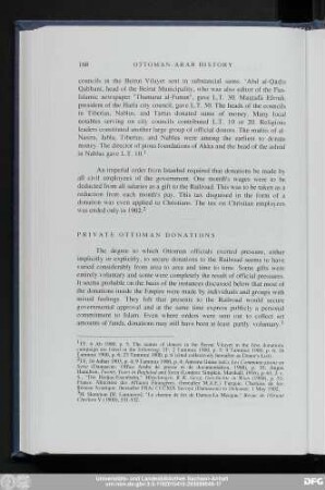 Private Ottoman Donations