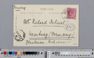 Postkarte an Richard Dehmel