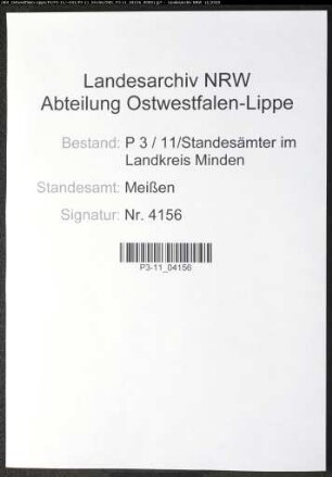 Sterberegister Standesamt Meißen