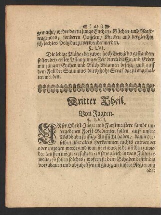 Dritter Theil. Von Jagten