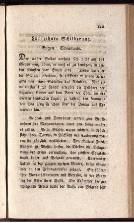 Funfzehnte Schilderung.