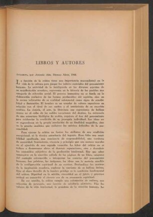 Analecta, por Antonio Aita