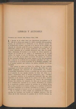 Analecta, por Antonio Aita