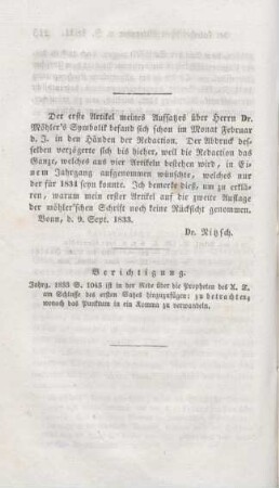 Bemerkung
