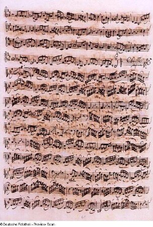 Stimmensatz: Kyrie eleison I (T. 104-126.), Christe eleison (T. 1-42), Violine II