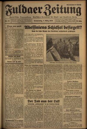 Ausgabe vom Donnerstag, den 05. März 1936.