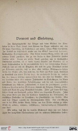 Vorwort und Einleitung