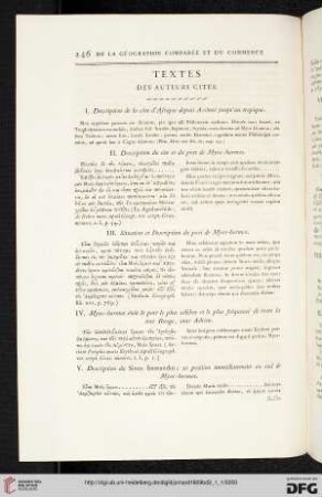Textes des auteurs cités