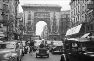 Paris: Tor; Rue St. Denis, von vorn [Porte Saint-Denis]