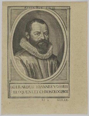 Bildnis des Gerardus Ioannes Vossius