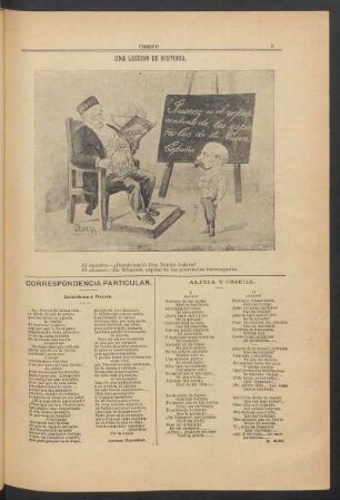 Correspondencia particular. : Colombina á Pierrot.
