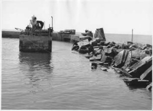 Helgoland, Bau neue Westmole