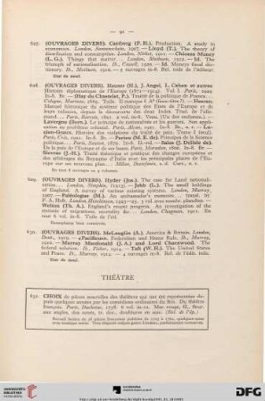 [Théâtre – Théologie] (Nr. 631-675)