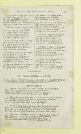 12. Ewald Christian von Kleist