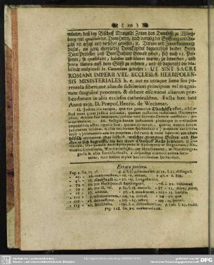 Errata potiora
