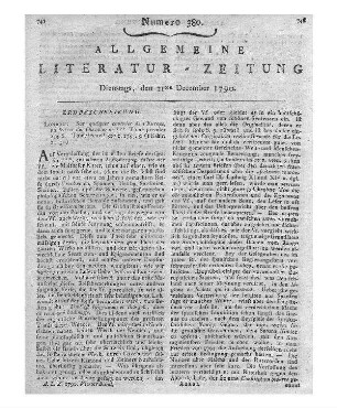 [LaTramblaye, A. R.]: Sur quelques contrées de l'Europe, ou lettres du chevalier de *** à Madame la Comtesse de ***. London 1788