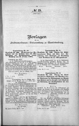 No. 19. (239-257.), 10. November 1897