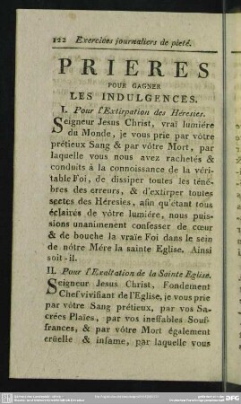 Prieres Pour Gagner Les Indulgences