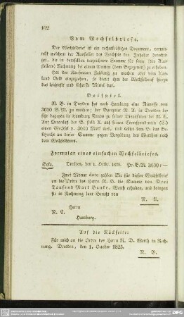 Vom Wechselbriefe