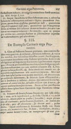 §. III. De Exemplis Caritatis erga Peccatores.