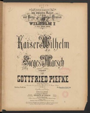 Kaiser Wilhelm Sieges-Marsch