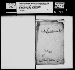 Die Virneburger Leibeigenen zu Uersfeld, auch Entlassungen von Leibeigenen aus der Leibeigenschaft.