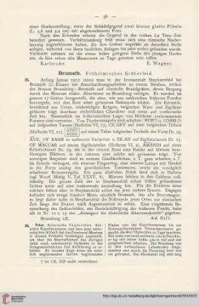 5: Brumath : Frührömisches Gräberfeld
