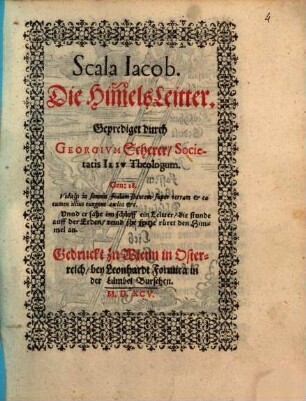 Scala Iacob : = Die Him[m]elsLeitter