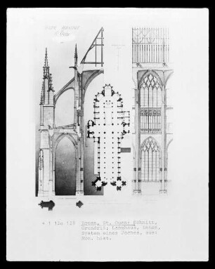 Die Kirche Saint-Ouen in Rouen