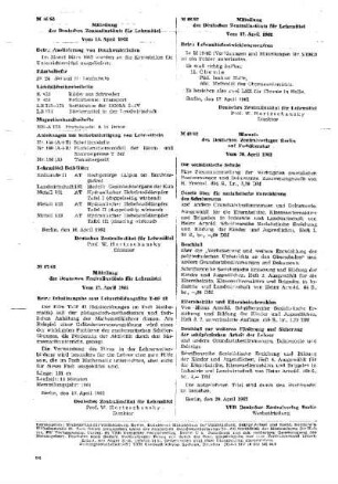 Mitteilung des Deutschen Zentralinstituts für Lehrmittel : 48/62 vom 17. April 1962 ; [Mitteilungen]
