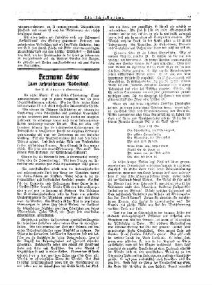 Hermann Löns : (zum zehnjährigen Totestag)