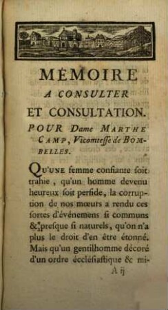 Mémoire a consulter et Consultation sur la validité d'un mariage