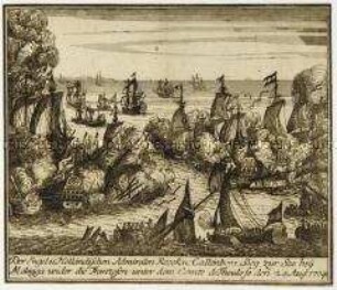 Seeschlacht bei Malaga am 24. August 1704