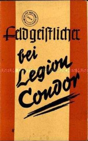 Spanisches Kriegstagebuch eines evangelischen Legionspfarrers