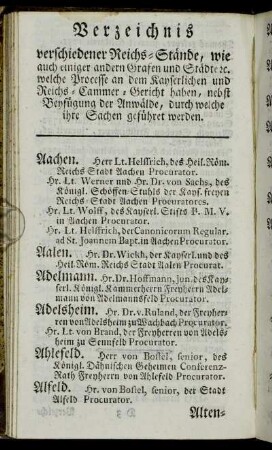 Aachen. - Lübeck, Stift.